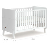 Boori Natty Cot Bed-Barley White(BA)