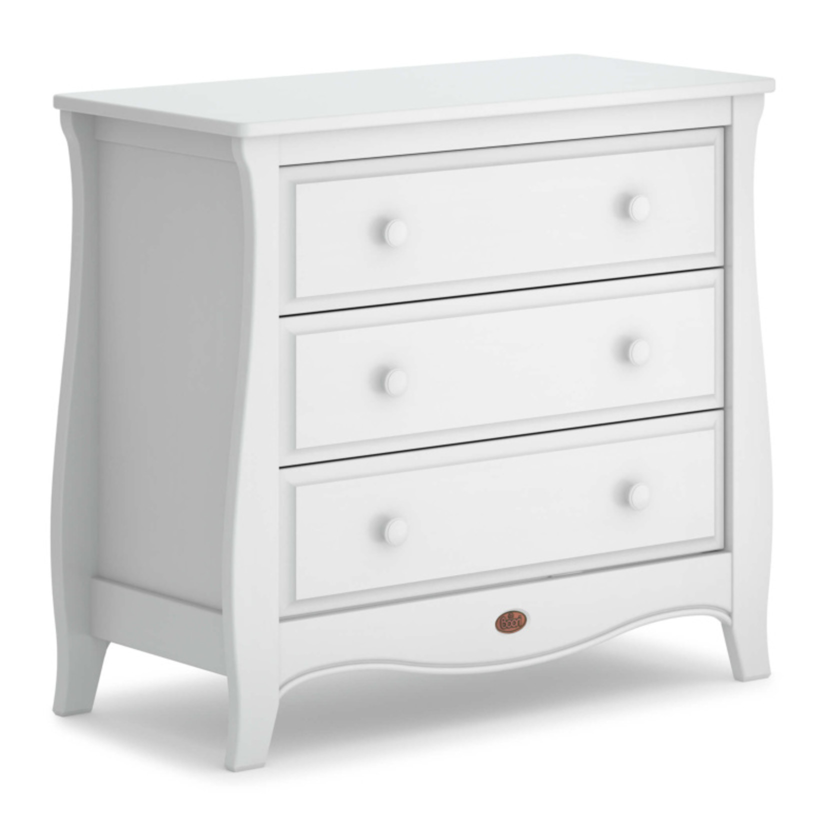 Boori Sleigh 3 Drawer Chest Smart Assembly-Barley White(BA)