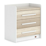 Boori Neat 3 Drawer Chest-Barley White & Oak(BAOA)