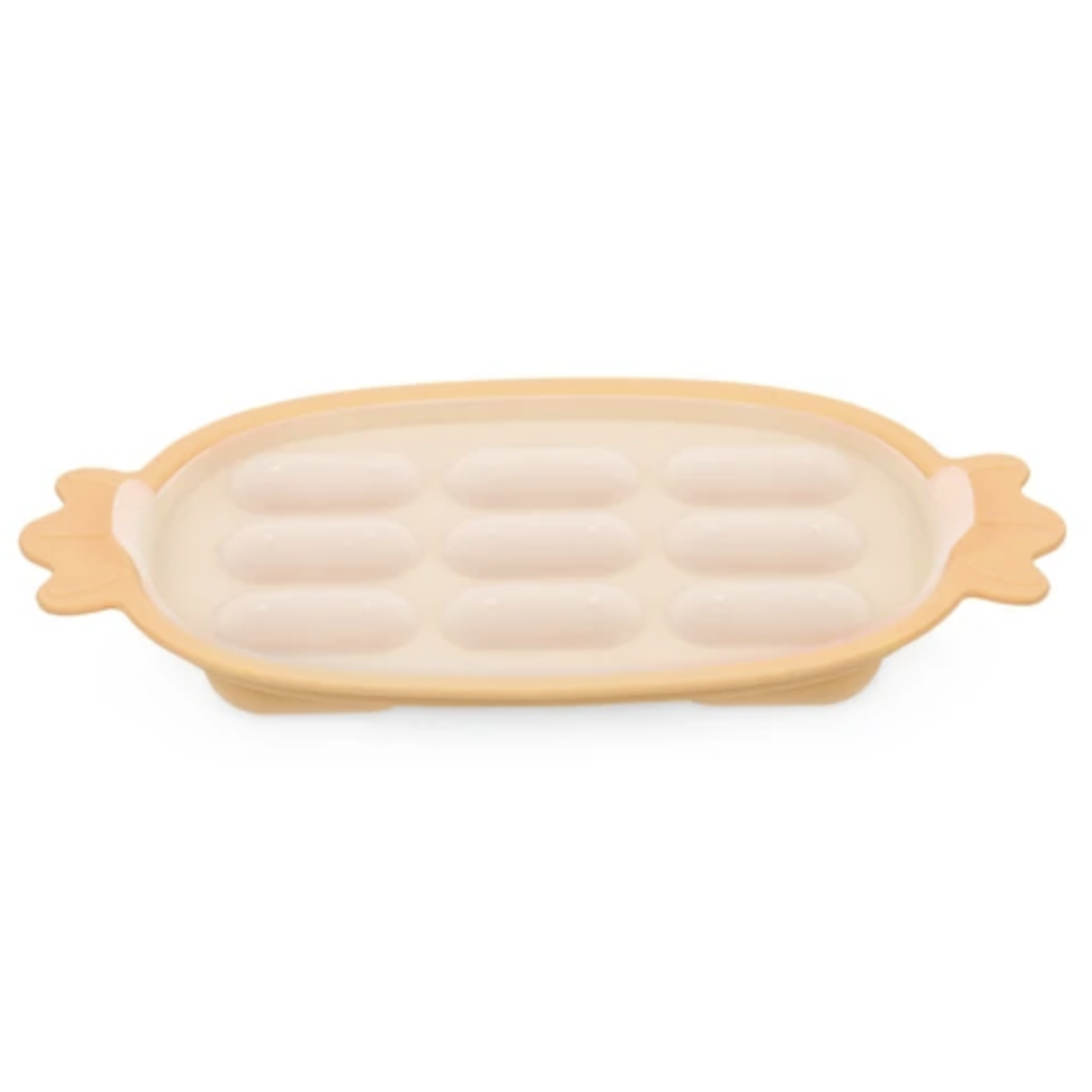 Haakaa Silicone Nibble Tray-Apricot