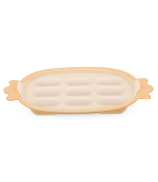 Haakaa Silicone Nibble Tray-Apricot