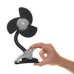 Dreambaby ezy-fit clip-on fan  BLACK/GREY(F2278)