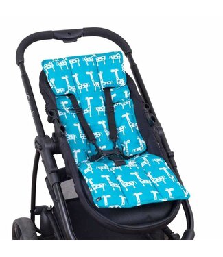 Outlookbaby Pram Liner - Teal Giraffe