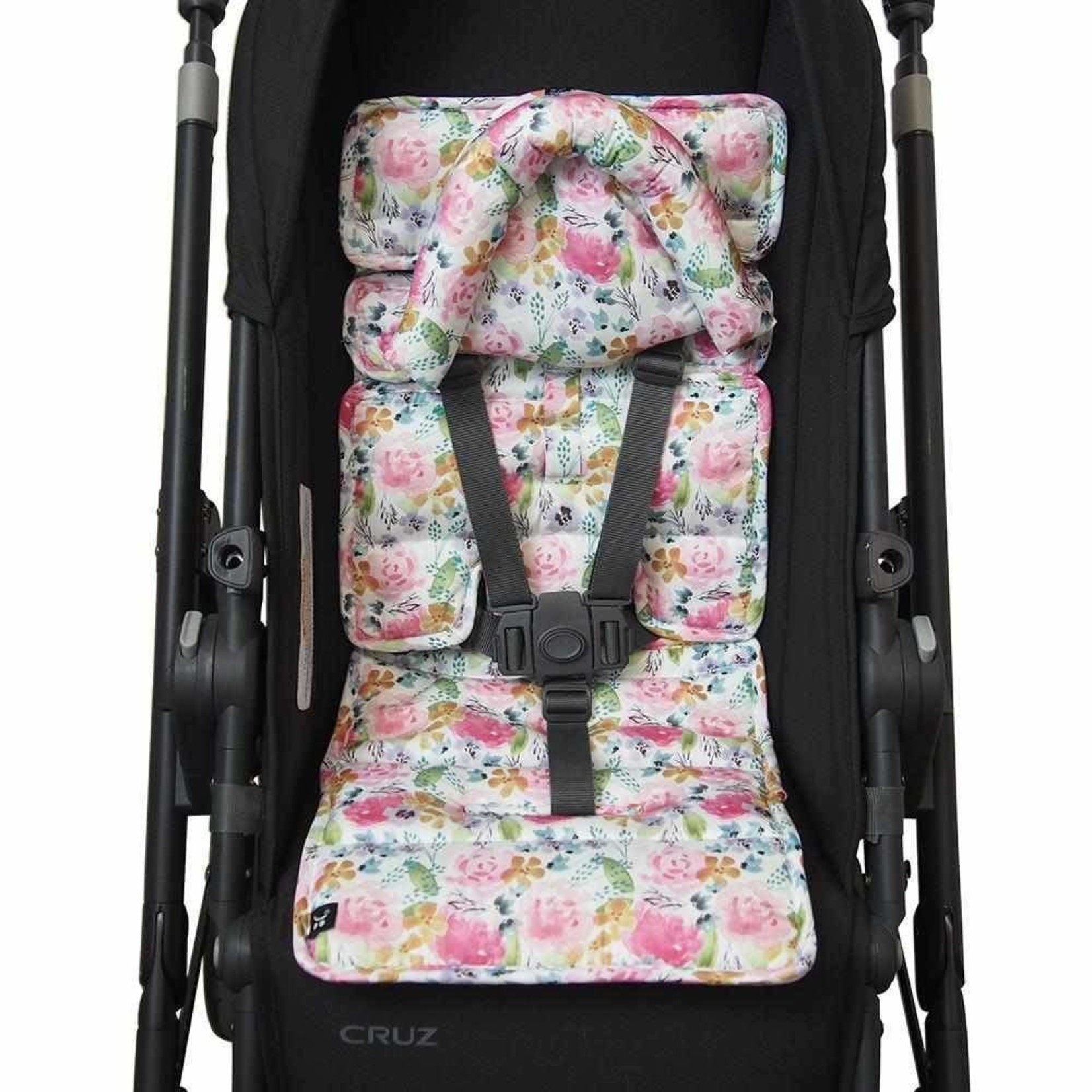 Outlookbaby Mini Pram Liner with adjustable head support - Floral Delight