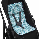 Outlookbaby Mini Pram Liner with adjustable head support - Teal Drops