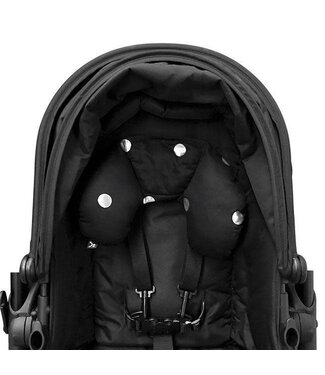 Outlookbaby Head Hugger Neck Support-Black/Silver