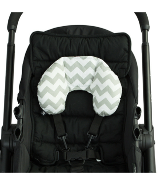 Outlookbaby Head Hugger Neck Support - Grey Chevron