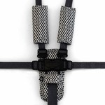 Outlookbaby 3 Piece Harness Cover Set - Charcoal Aztec