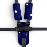 Outlookbaby 3 Piece Harness Cover Set-Navy/Silver Spots