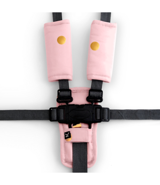 Outlookbaby 3 Piece Harness Cover Set-Peach/Gold Spots