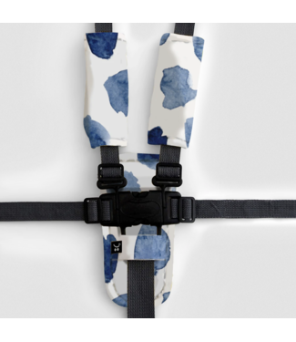 Outlookbaby 3 Piece Harness Cover Set - Indigo Rain