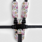 Outlookbaby 3 Piece Harness Cover Set - Floral Delight