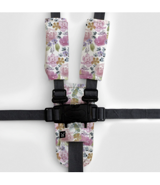 Outlookbaby 3 Piece Harness Cover Set - Floral Delight