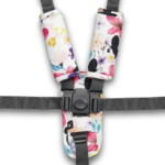 Outlookbaby 3 Piece Harness Cover Set - Floral Butterfly