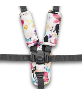 Outlookbaby 3 Piece Harness Cover Set - Floral Butterfly