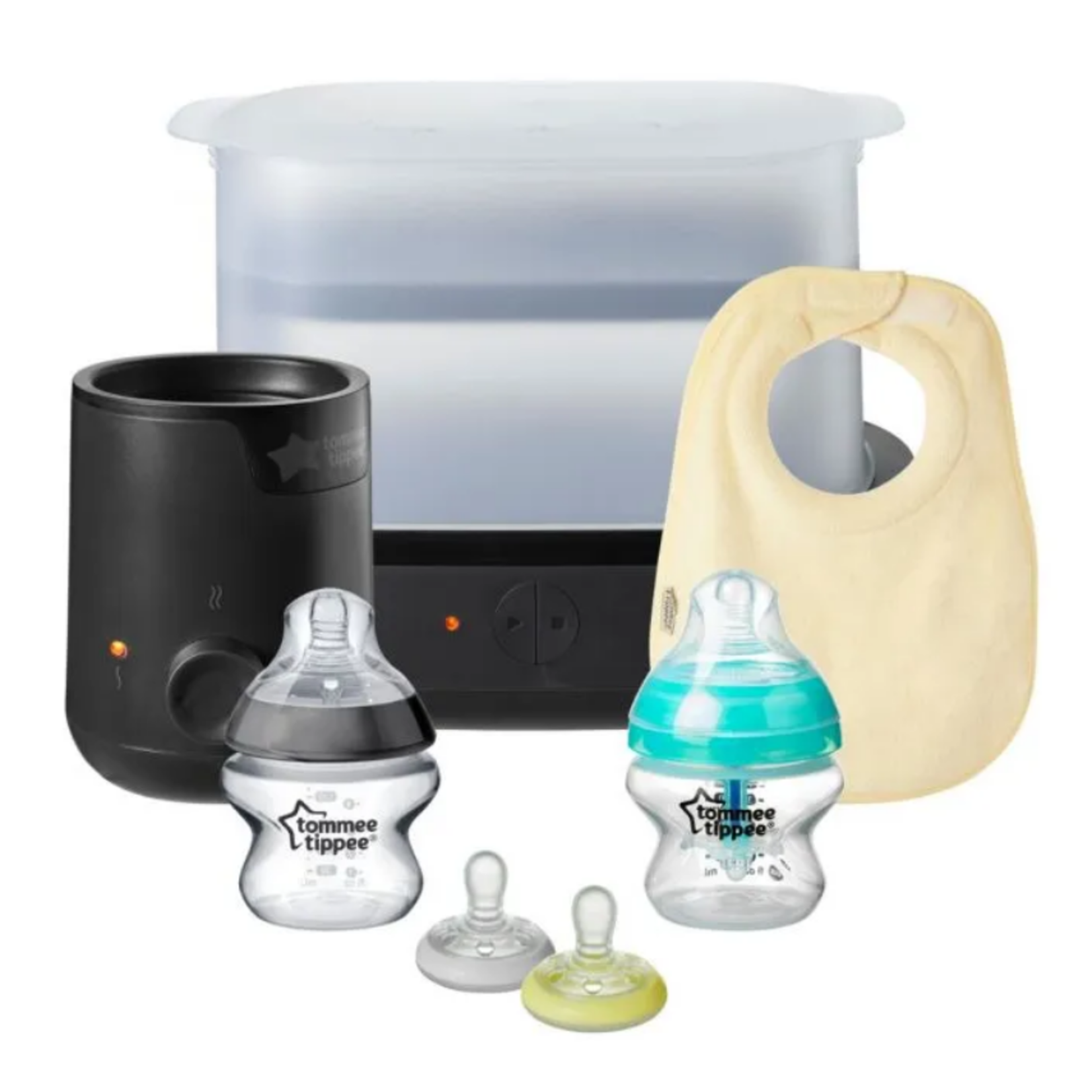 Tommee Tippee New Parent Baby Bottle Starter Set-BLACK