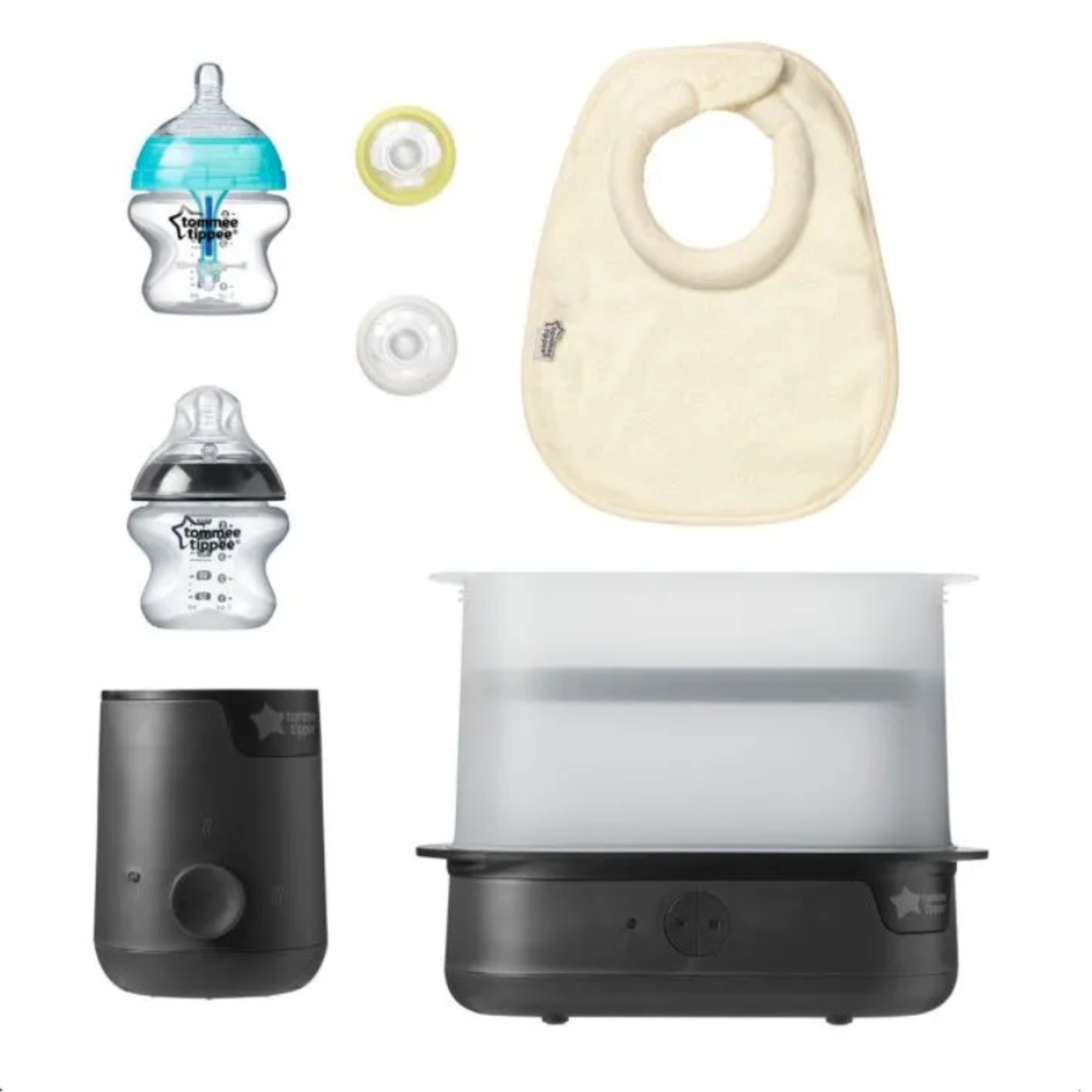 Tommee Tippee New Parent Baby Bottle Starter Set-BLACK