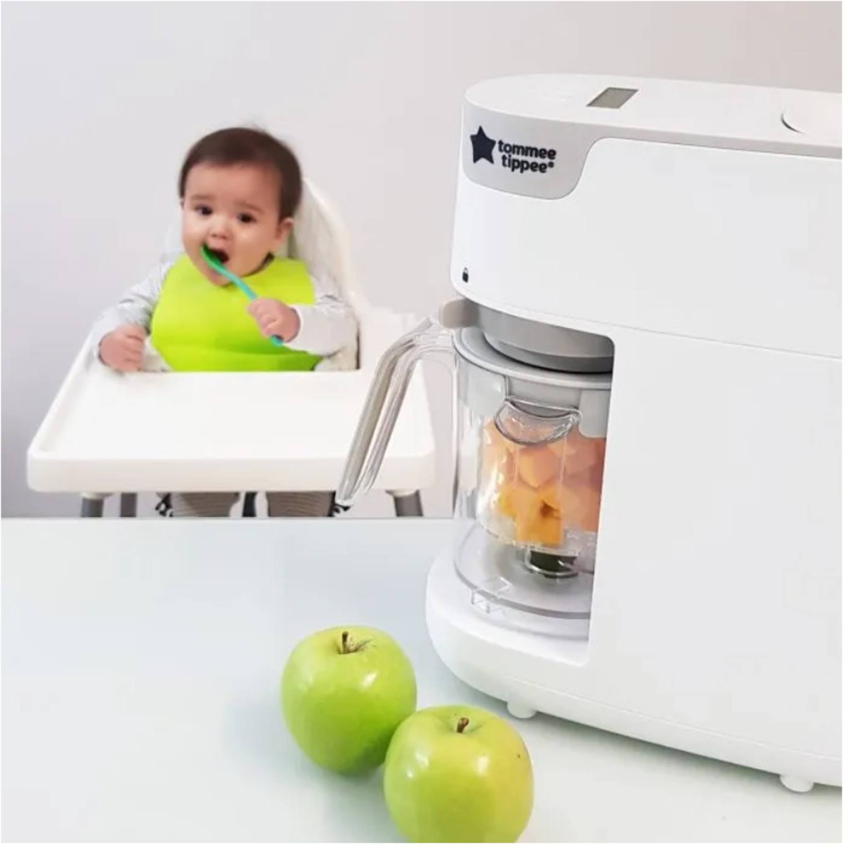 Tommee Tippee Quick Cook STEAMER BABY FOOD MAKER-WHITE