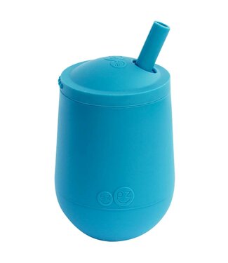 EZPZ Mini Cup + Straw Training System-Blue