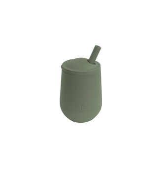 EZPZ Mini Cup + Straw Training System-Olive