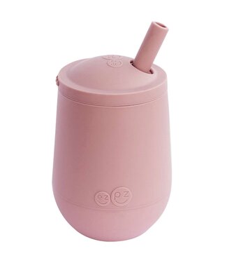 EZPZ Mini Cup + Straw Training System-Blush