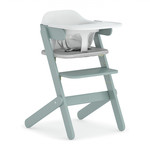 Boori Neat Highchair-Barley White & Blueberry (cushion + insert included)