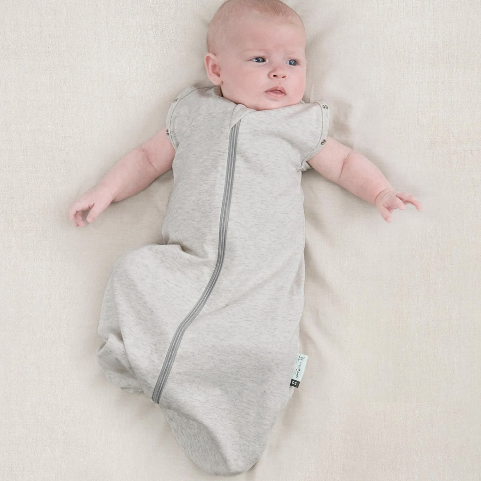 ergoPouch COCOON SWADDLE BAG 0.2TOG-GREY MARLE