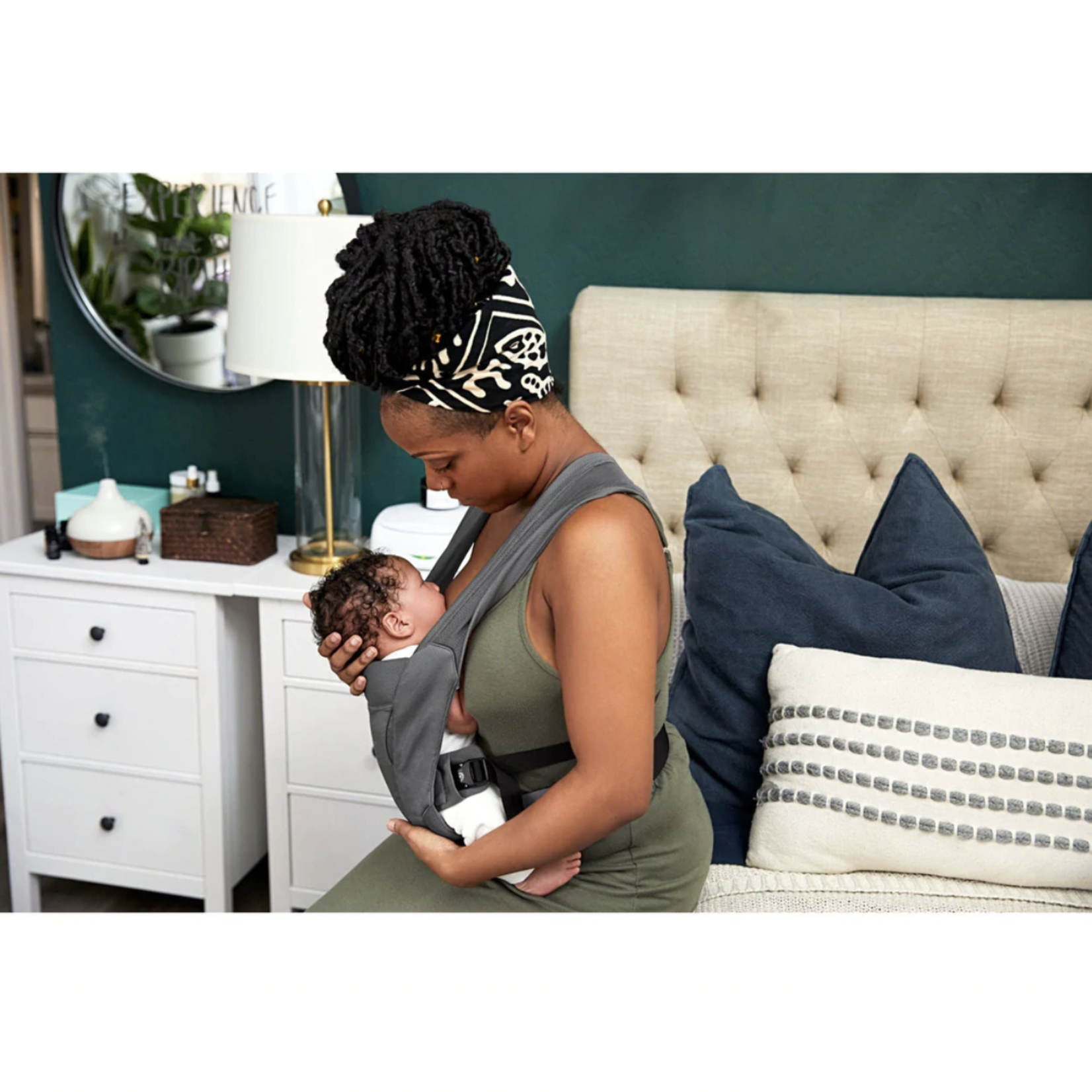 Ergobaby Embrace Soft Air Mesh Carrier - Washed Black - Whole Bubs