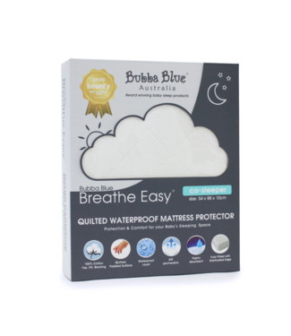 Bubba Blue Breathe Easy® Co-sleeper Waterproof Quilted Mattress Protector