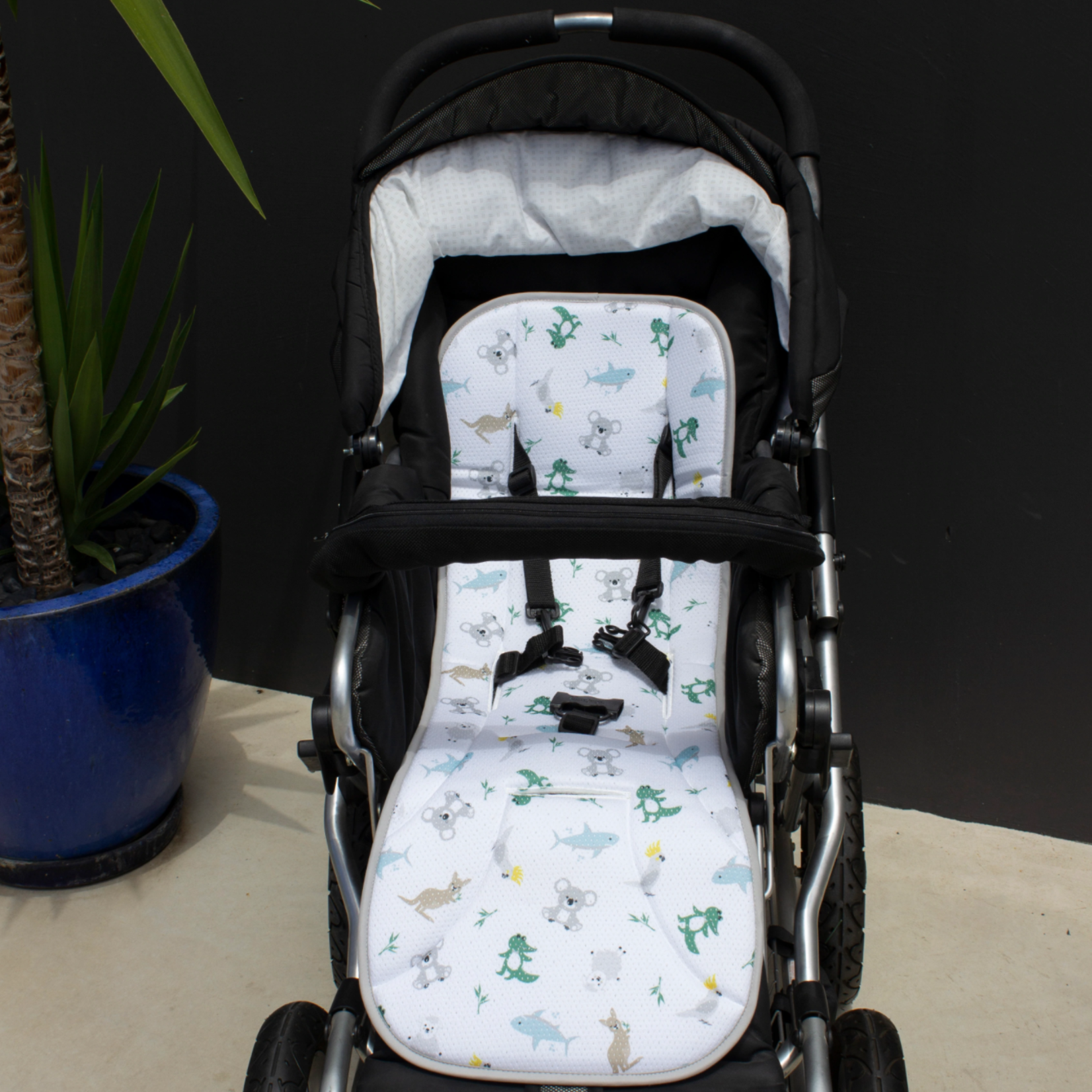 Bubba Blue Aussie Animals AIR+ Pram Liner