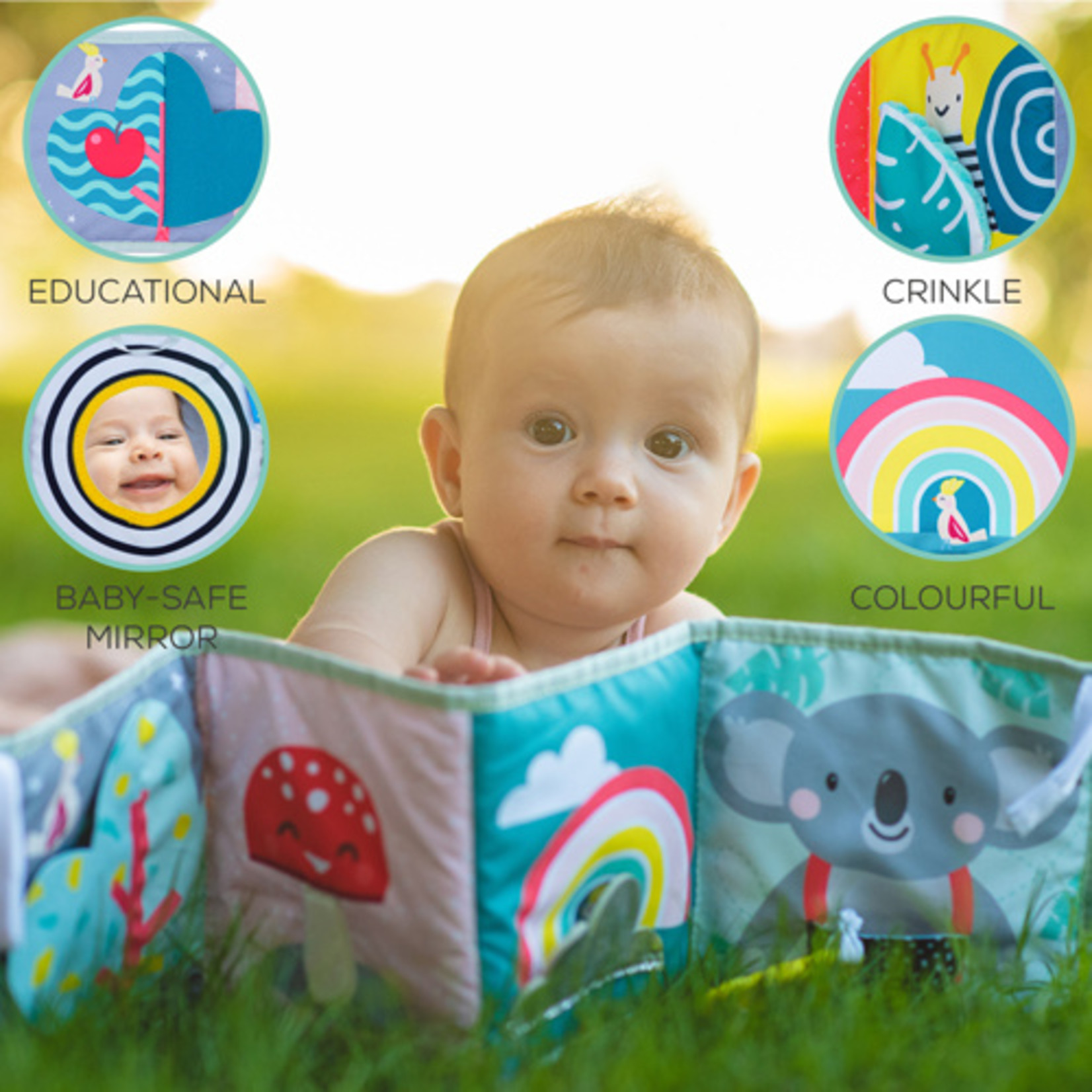 Taf Toys Easier Development - Koala Clip On Pram Book