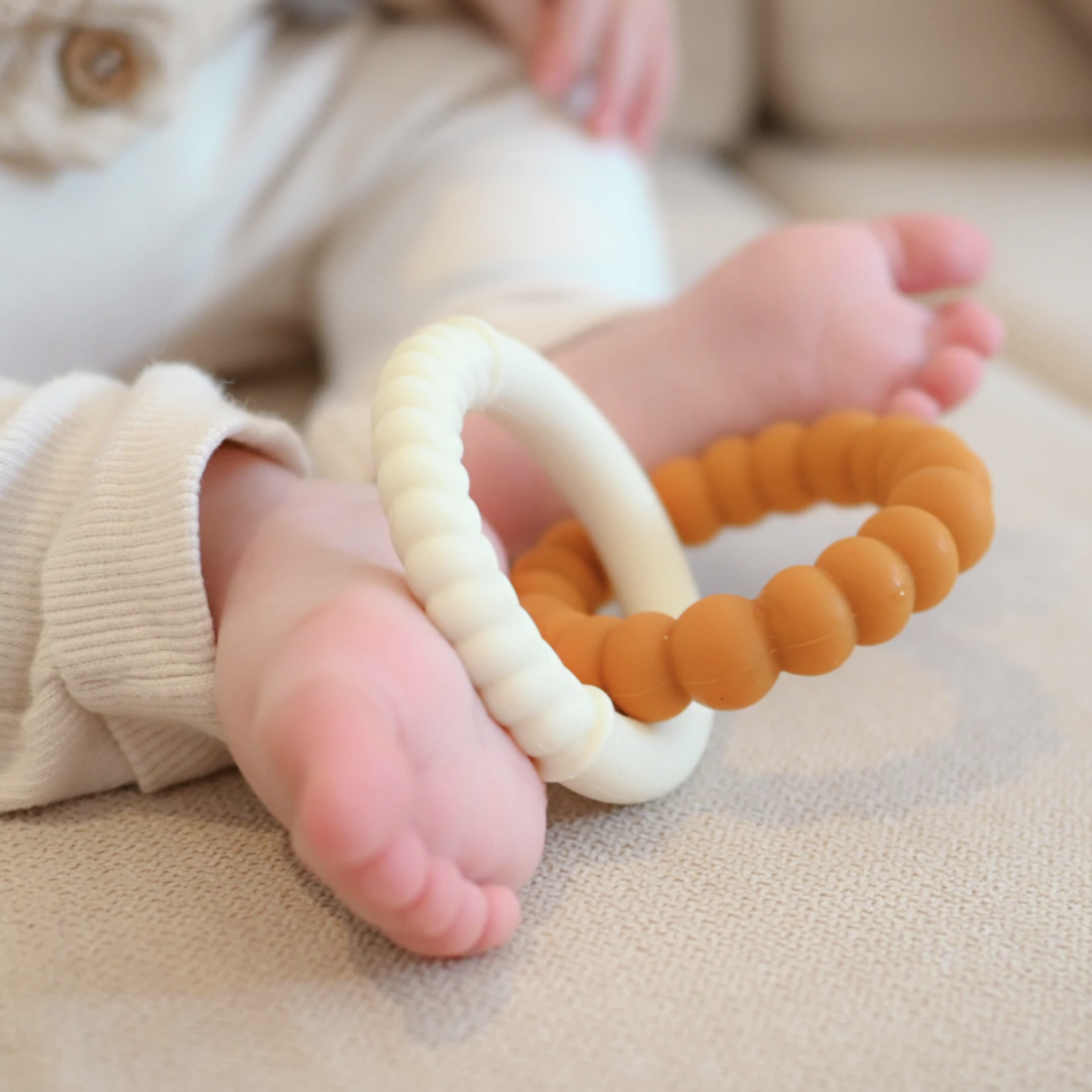 Jellystone Designs SUNSHINE TEETHER-OATMEAL AND HONEY