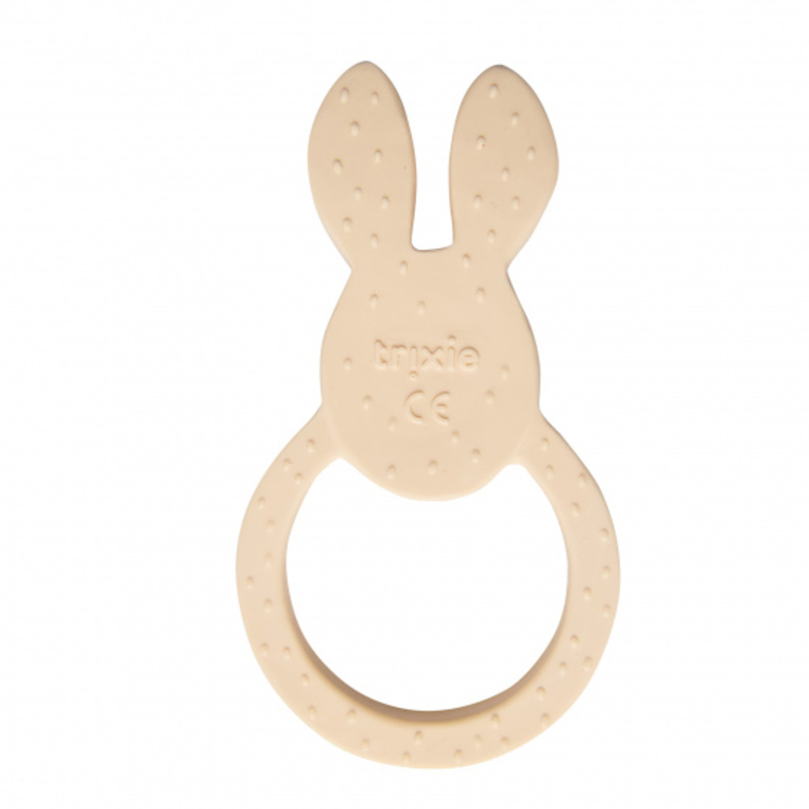 Trixie Natural rubber round teether-Mrs. Rabbit