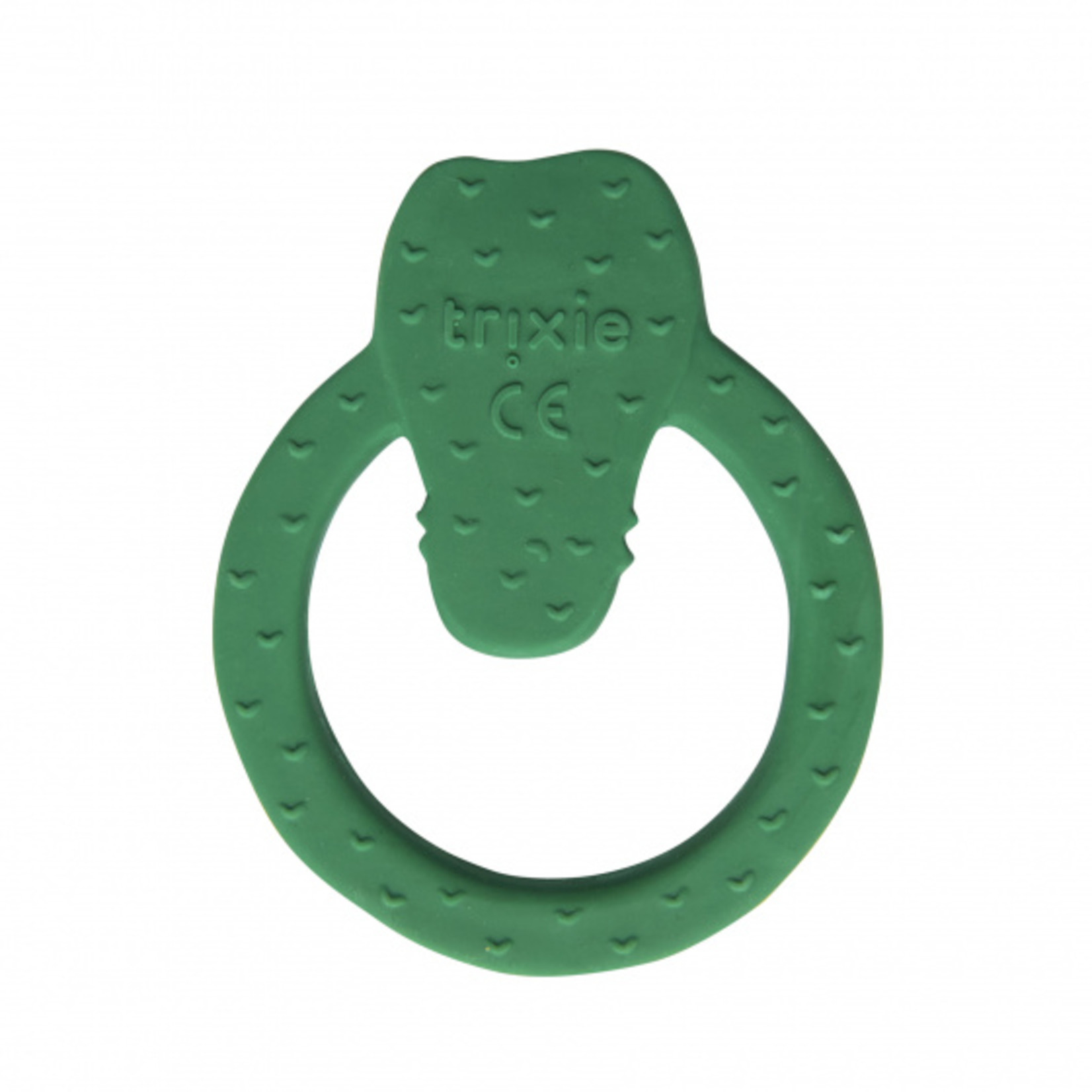 Trixie Natural rubber round teether-Mr. Crocodile