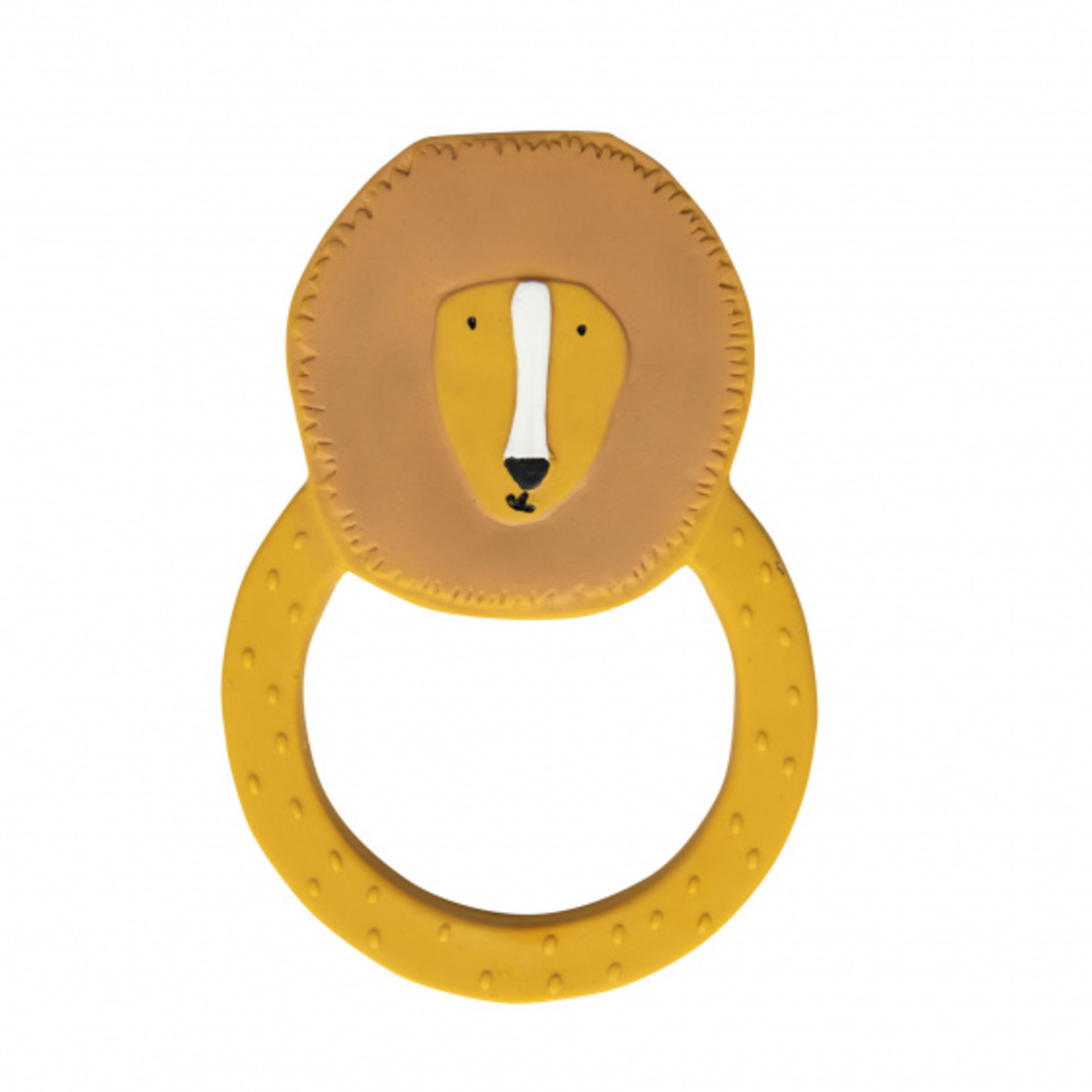 Trixie Natural rubber round teether-Mr. Lion
