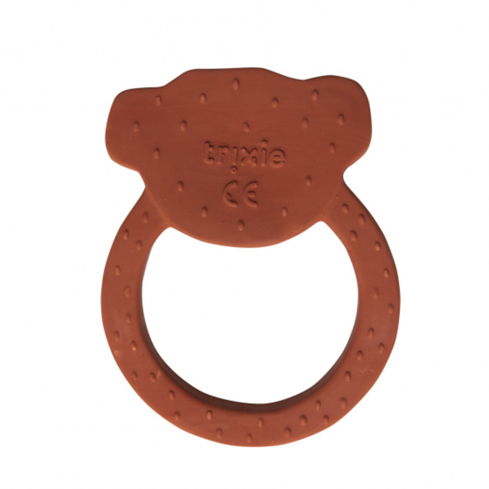 Trixie Natural rubber round teether-Mr. Monkey