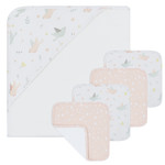 Living Textiles 5pc Bath Gift Set-Ava/Blush Floral