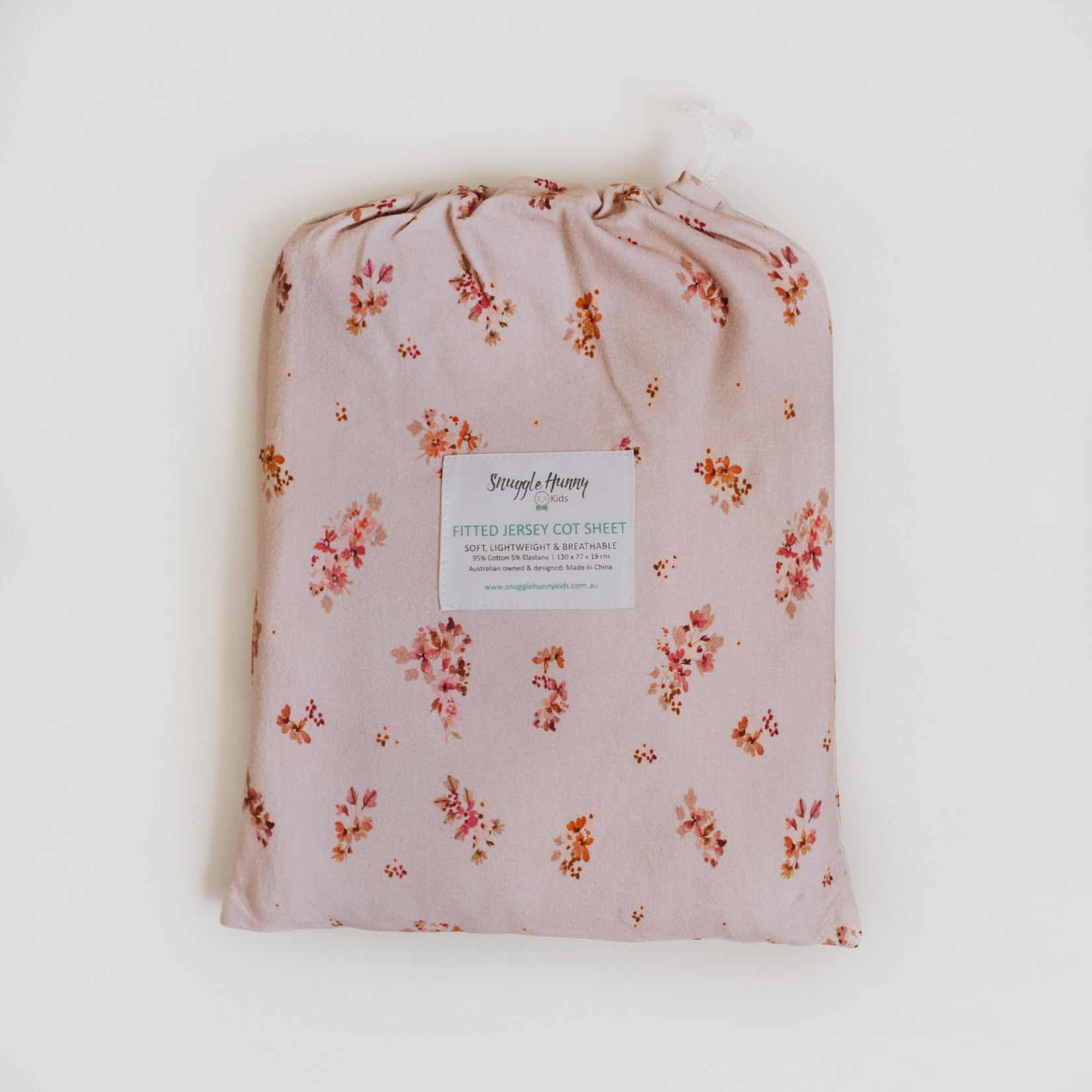 Snuggle Hunny Fitted Cot Sheet-Esther