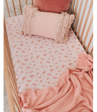 Snuggle Hunny Fitted Cot Sheet-Esther