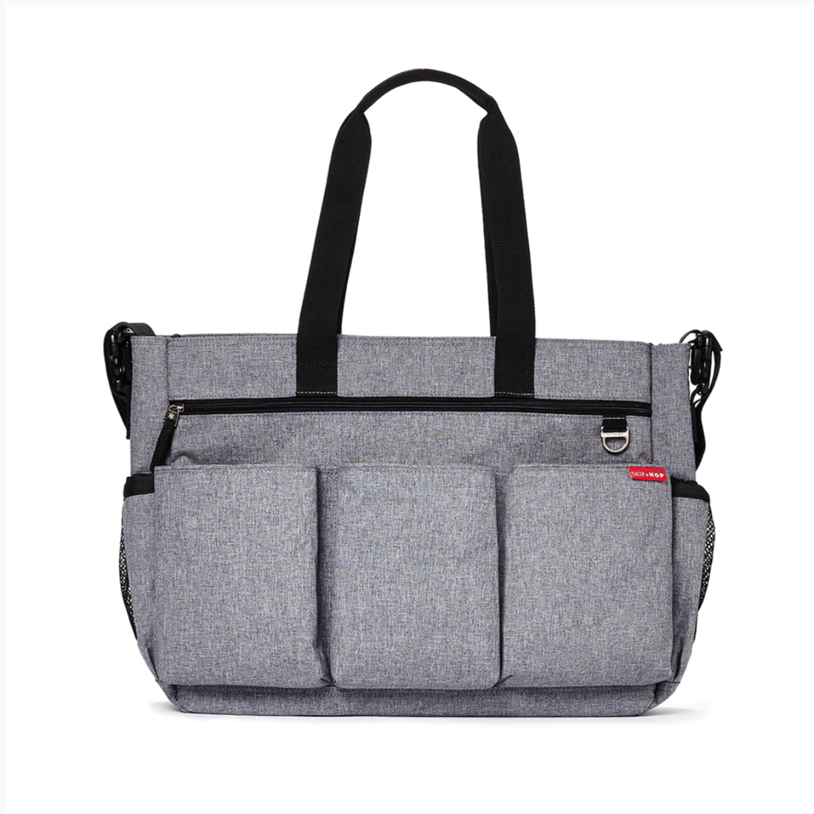 Skip Hop Duo Signature Double Nappy Bag - Heather Grey