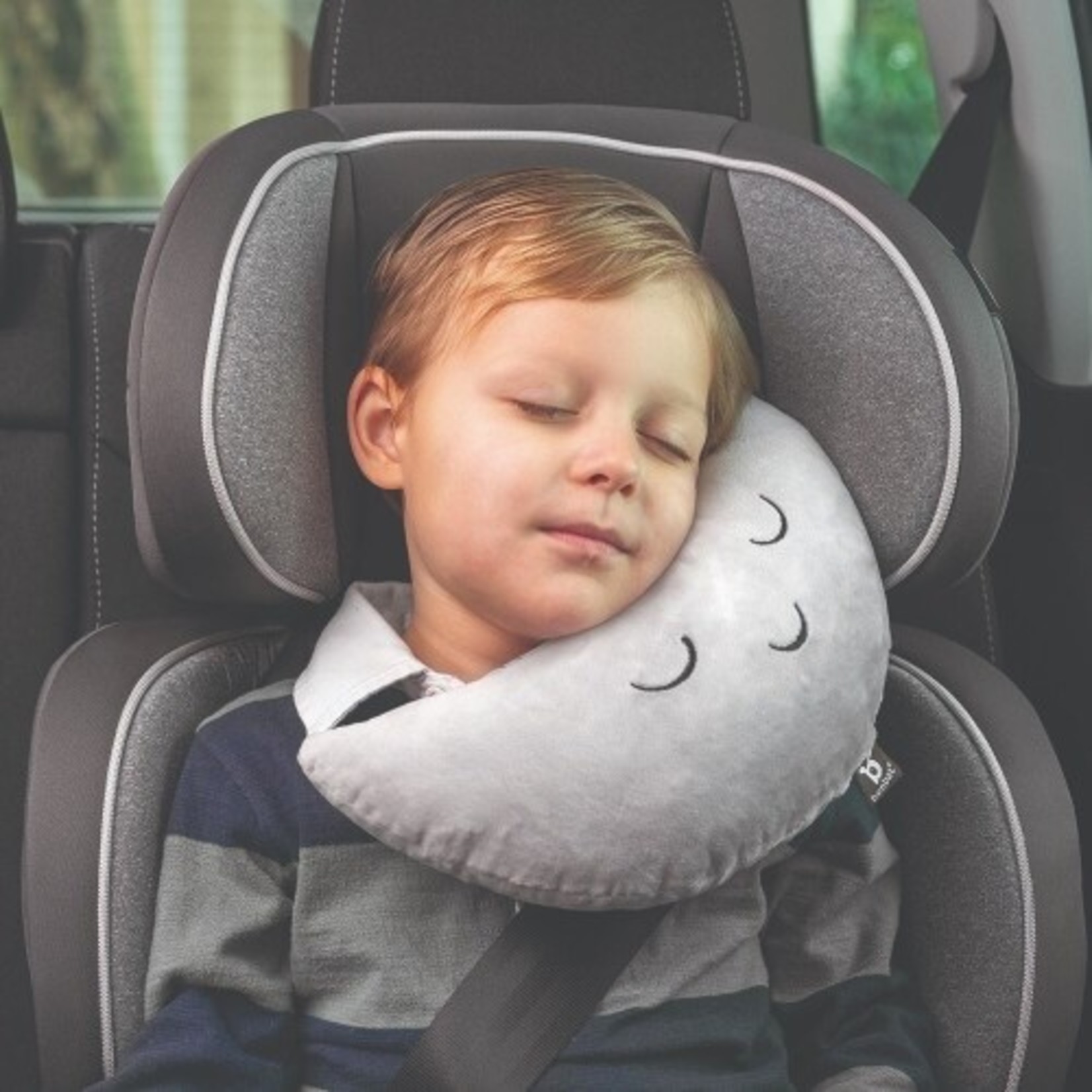 Benbat Mooni Travel Pillow-Grey