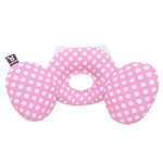 Benbat Bearhug headrest-Pink/White Dots