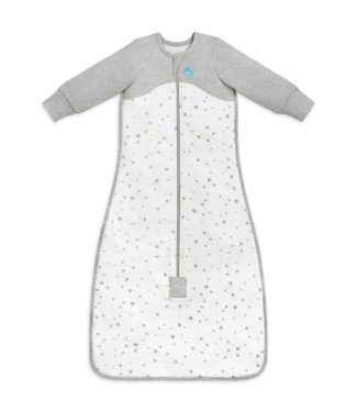 Love To Dream Sleep Bag Organic 1.0 TOG -White Stellar(LONG SLEEVE)