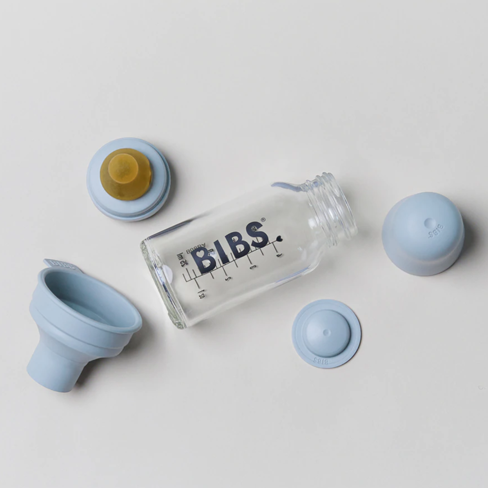 BIBS Glass Bottle | Latex-Blush 110ml