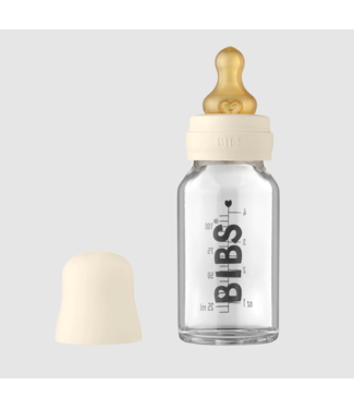 BIBS Glass Bottle | Latex-Ivory 110ml