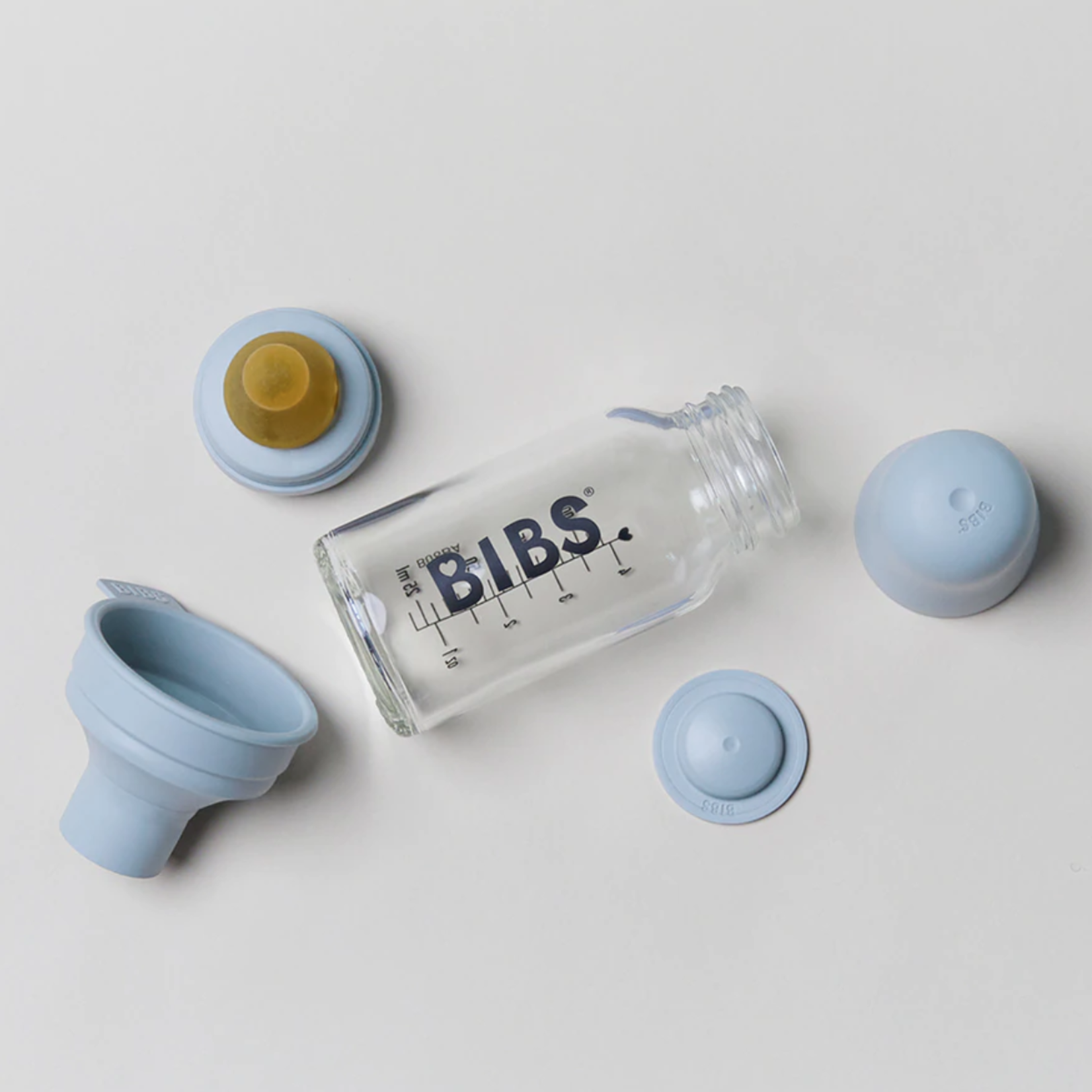 BIBS Glass Bottle | Latex-Sage 110ml