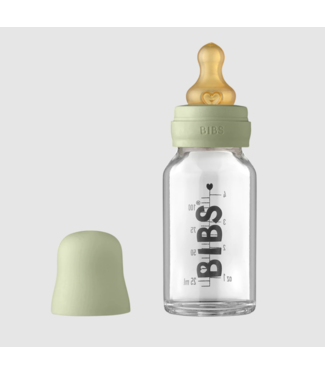 BIBS Glass Bottle | Latex-Sage 110ml