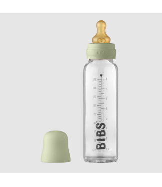 BIBS Glass Bottle | Latex-Sage 225ml