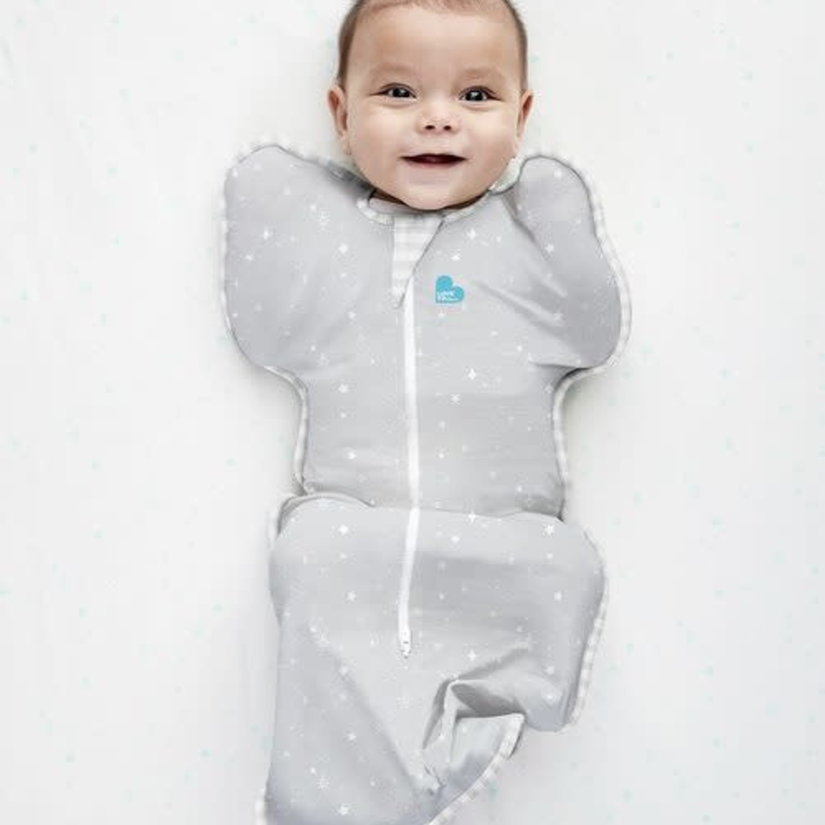 Love To Dream SWADDLE UP™ Cotton 0.2T-Grey Stars