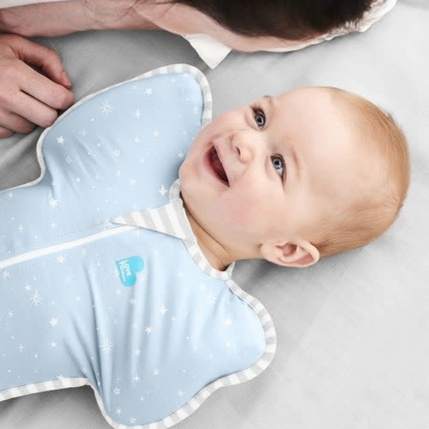 Love To Dream SWADDLE UP™ Cotton 0.2T-Blue Stars